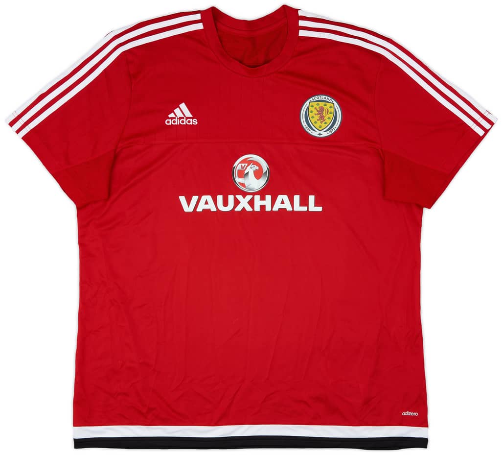 2015-16 Scotland adidas Training Shirt - 8/10 - (XXL)