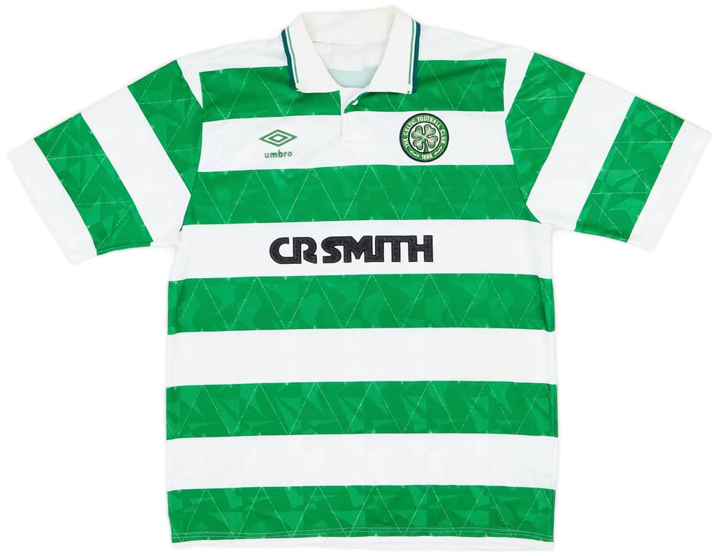1989-91 Celtic Home Shirt - 7/10 - (L)