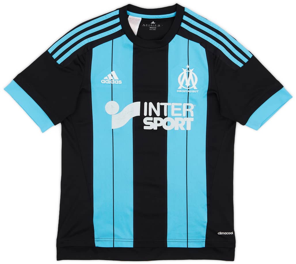 2015-16 Olympique Marseille Away Shirt - 6/10 - (XL.Boys)