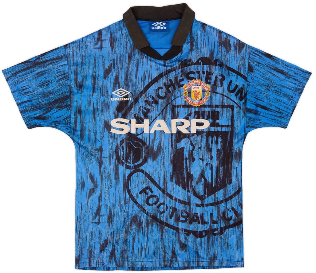 1992-93 Manchester United Away Shirt - 7/10 - (S)