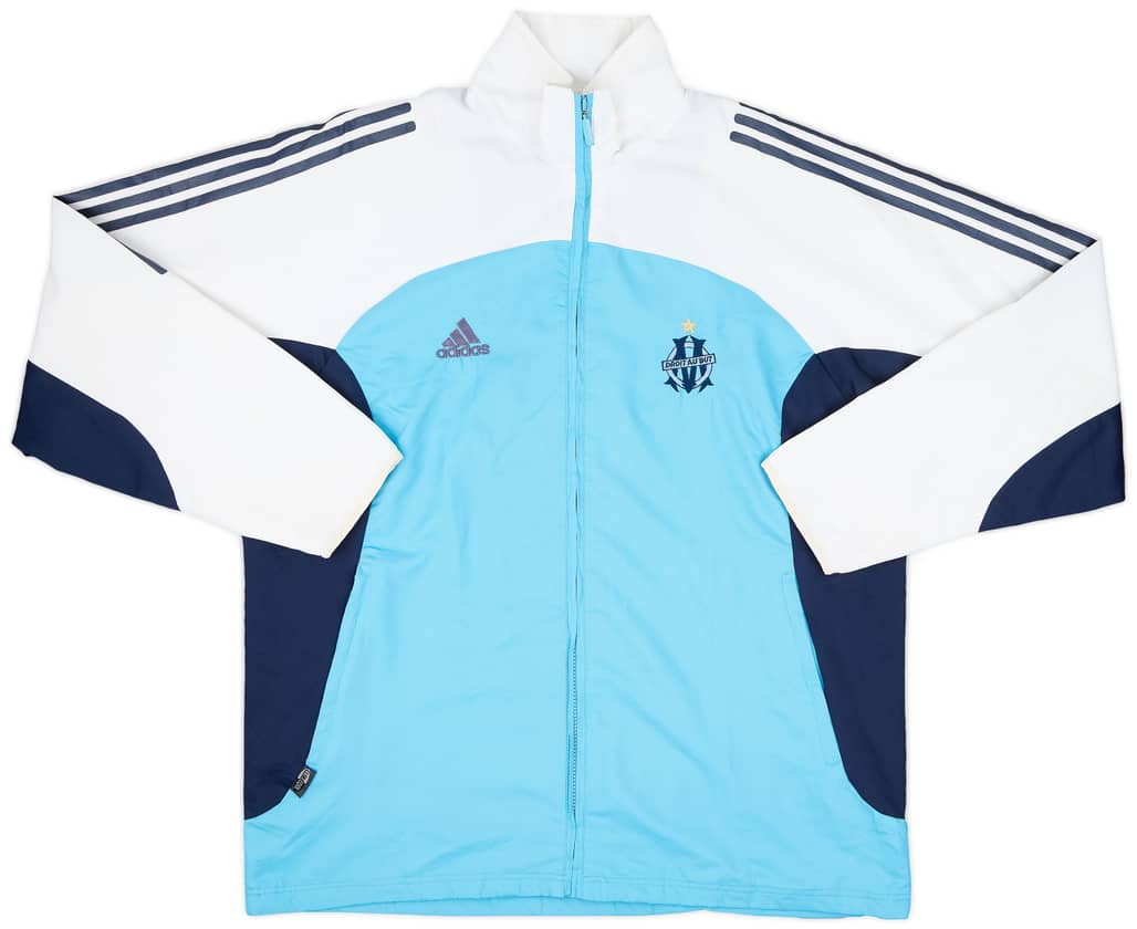 2002-03 Olympique Marseille adidas Track Jacket - 6/10 - (L/XL)