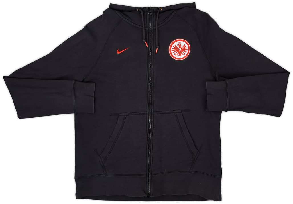 2014-15 Eintracht Frankfurt Nike Hooded Track Jacket - 9/10 - (L)
