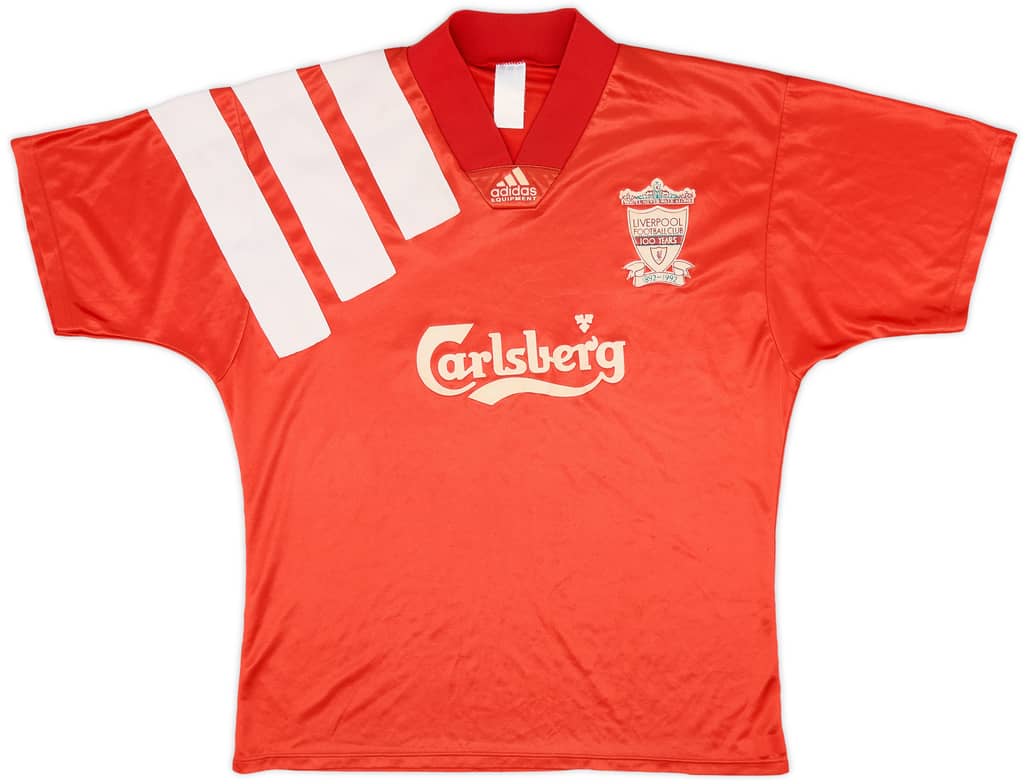 1992-93 Liverpool Centenary Home Shirt - 5/10 - (XL)