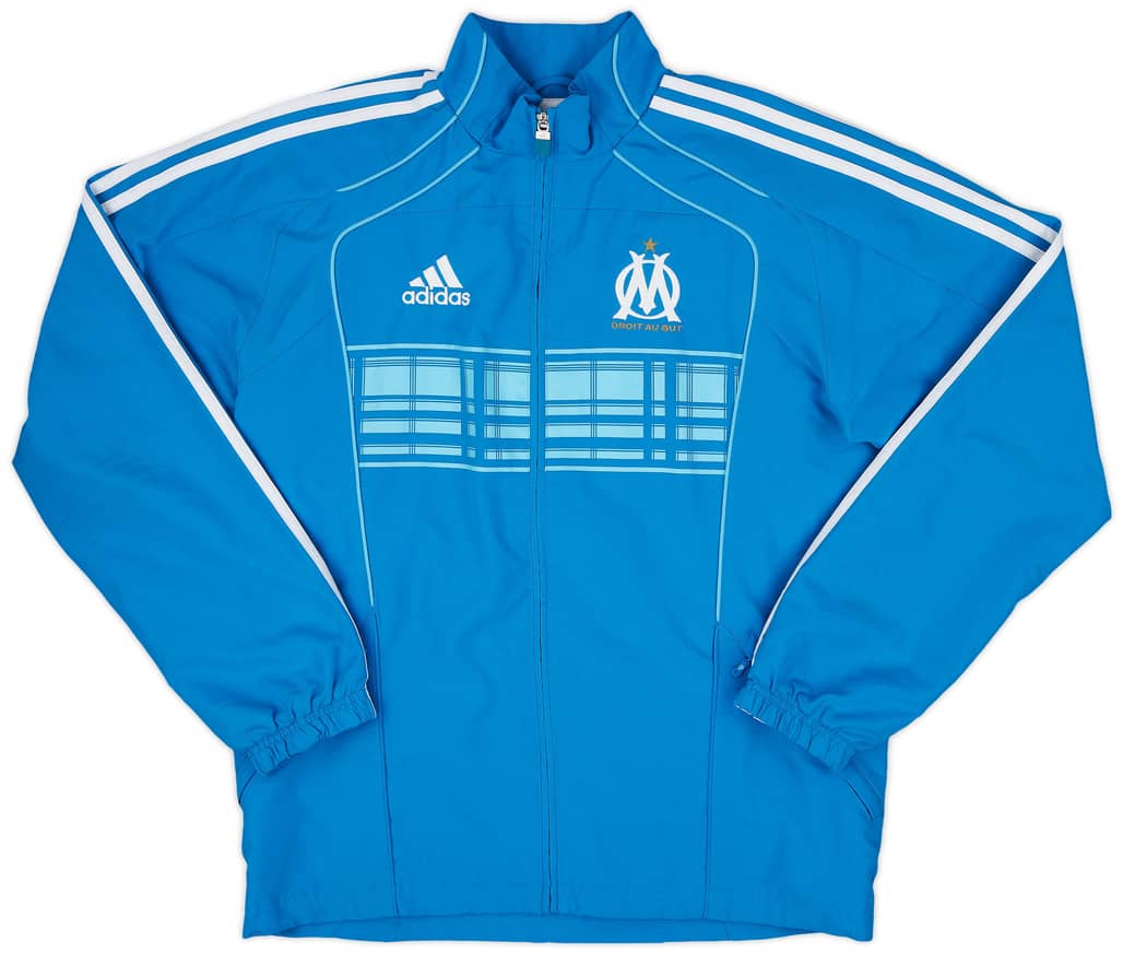 2010-11 Olympique Marseille adidas Track Jacket - 8/10 - (S)