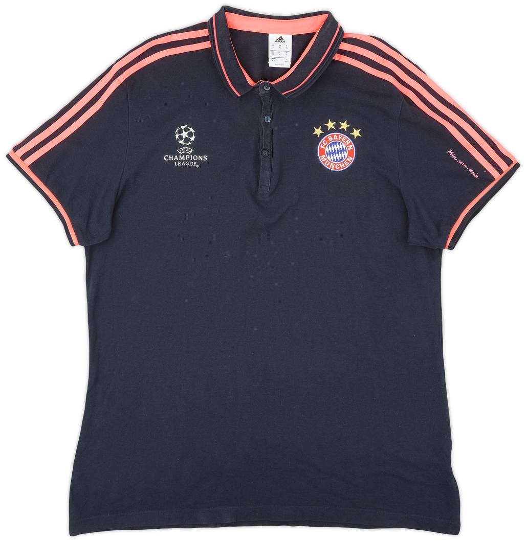 2015-16 Bayern Munich adidas CL Polo Shirt - 8/10 - (XL)