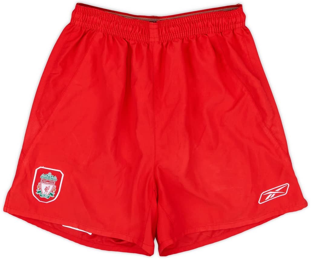 2004-06 Liverpool Home Shorts - 7/10 - (L.Boys)