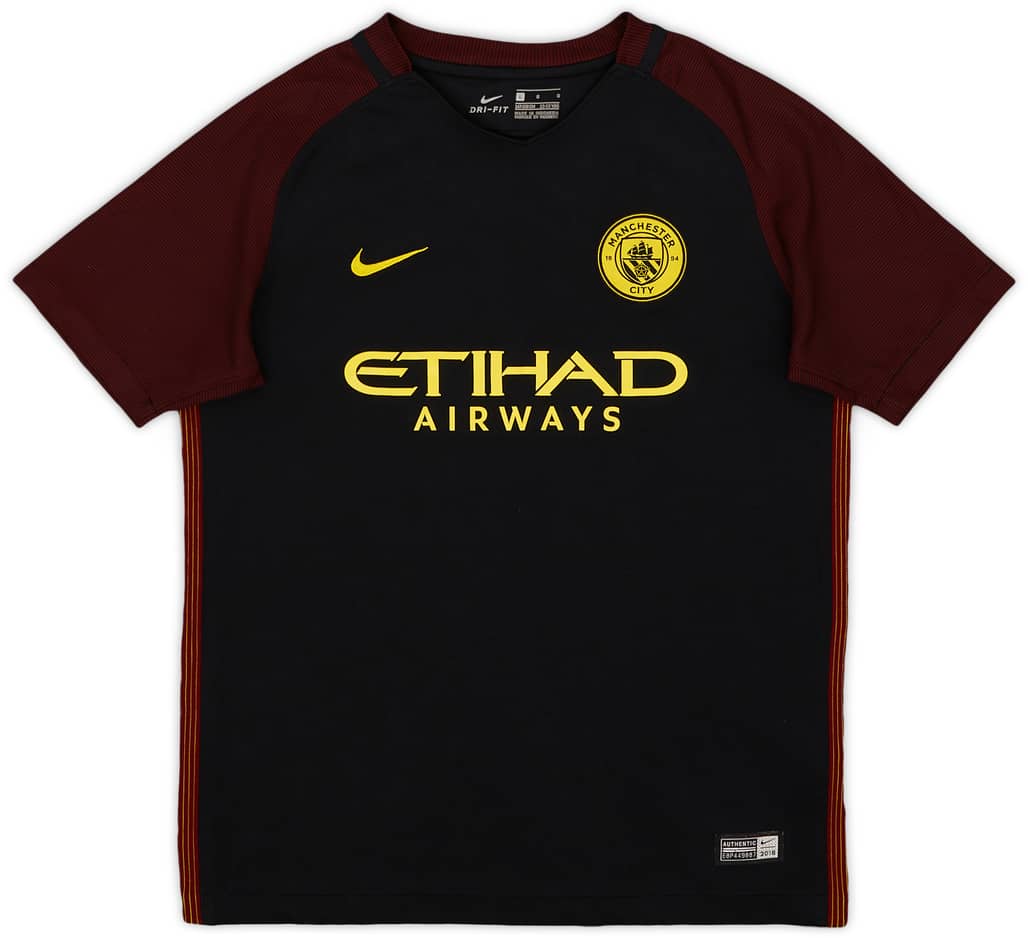 2016-17 Manchester City Away Shirt - 8/10 - (L.Boys)