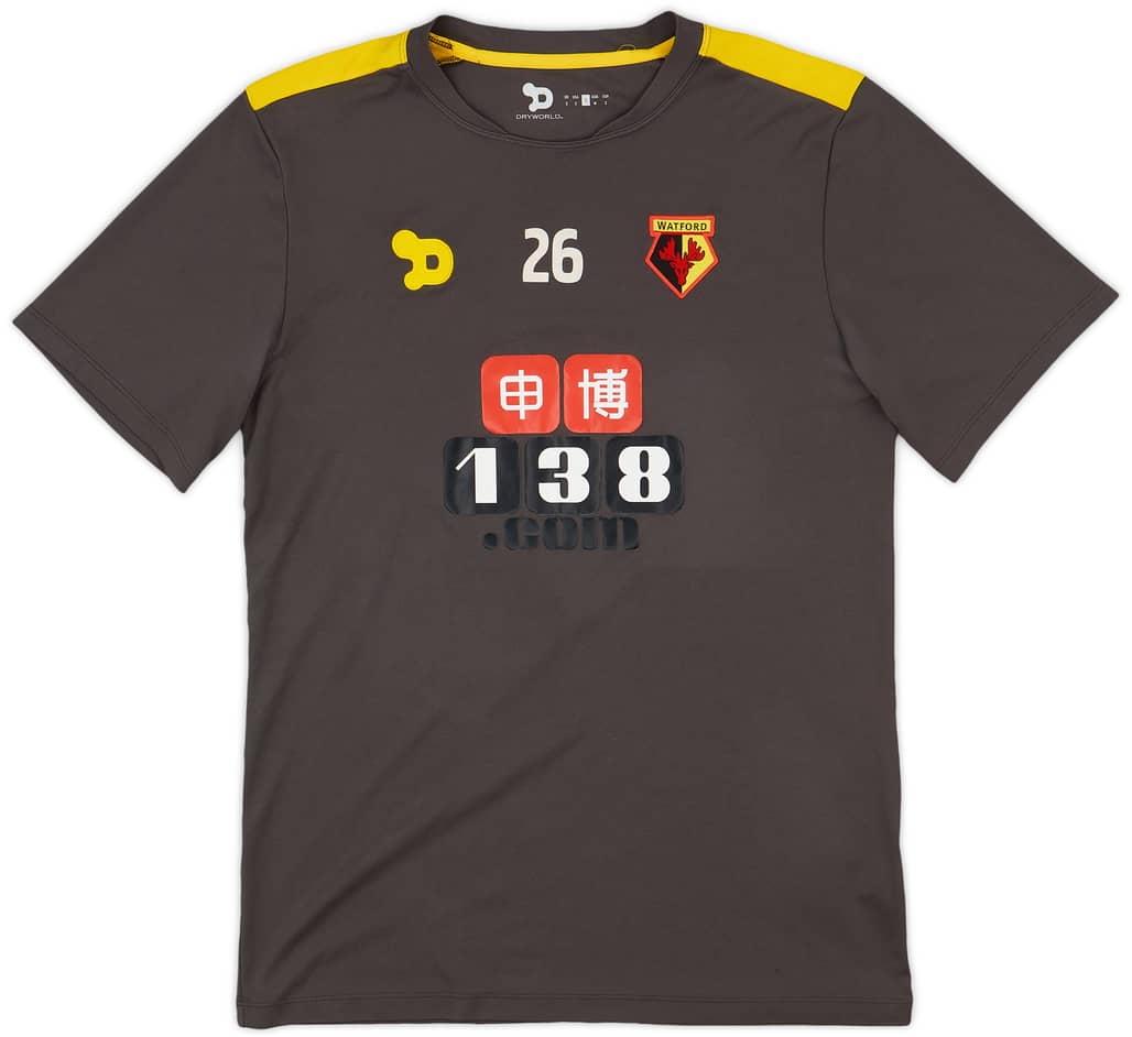2016-17 Watford Dryworld Player Issue Training Shirt #26 - 7/10 - (S)