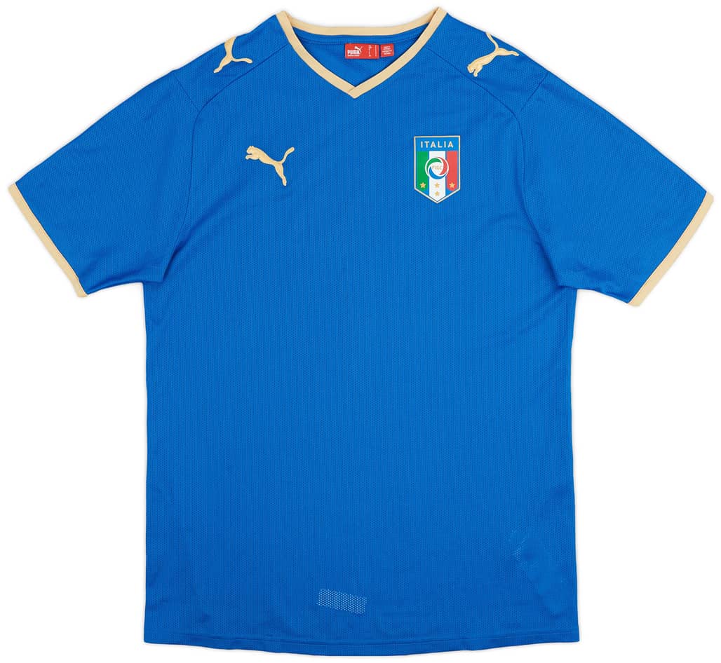 2007-08 Italy Basic Home Shirt - 10/10 - (S)