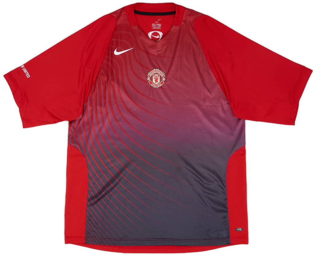 2006-07 Manchester United Nike Training Shirt - 9/10 - (L)
