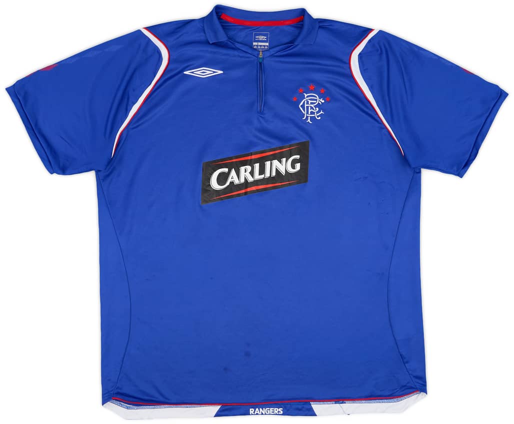 2008-09 Rangers Umbro 1/4 Zip Training Shirt - 6/10 - (XXL)