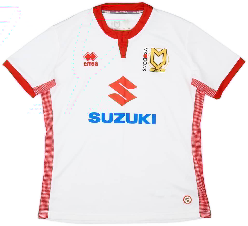 2017-18 MK Dons Home Shirt - 9/10 - (M)