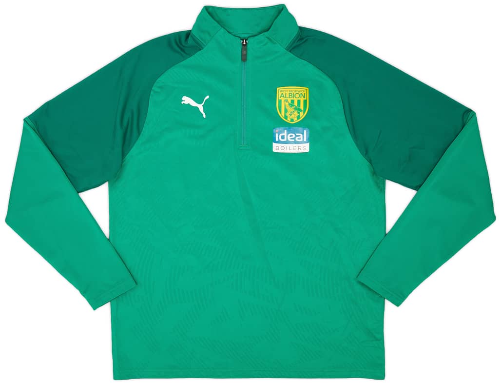 2018-19 West Brom Puma 1/4 Zip Drill Top - 6/10 - (L)