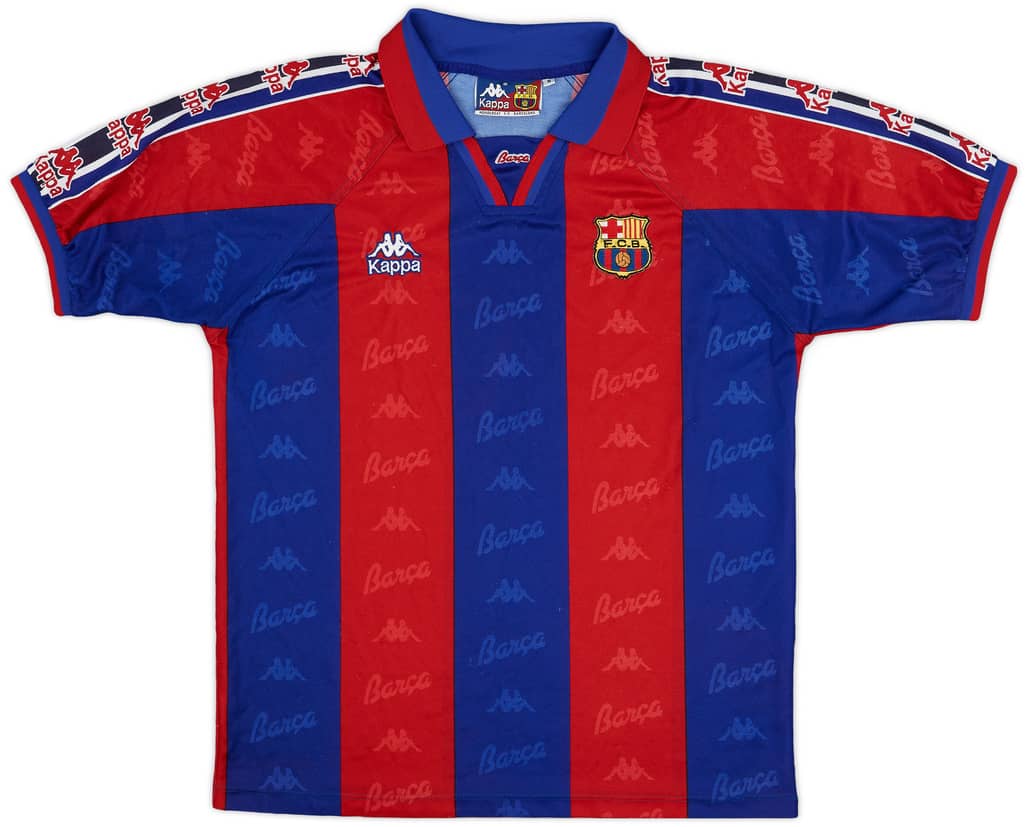 1995-97 Barcelona Home Shirt - 8/10 - (S)
