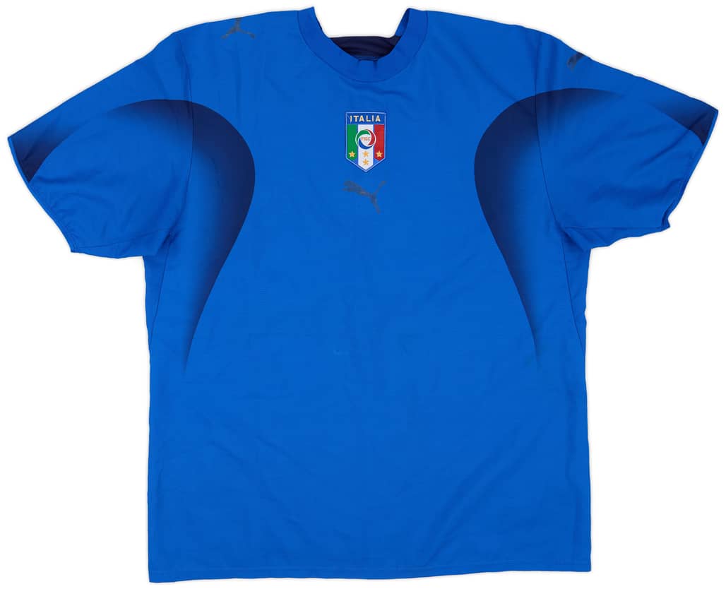 2006 Italy Home Shirt - 4/10 - (L)