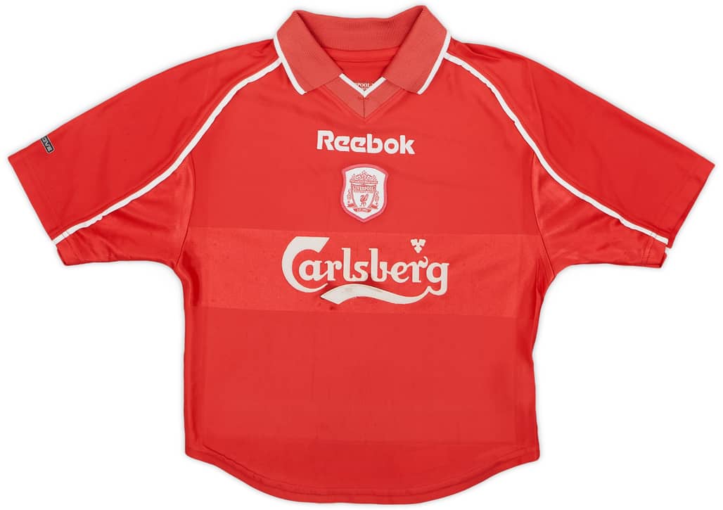 2000-02 Liverpool Home Shirt - 5/10 - (XS.Boys)