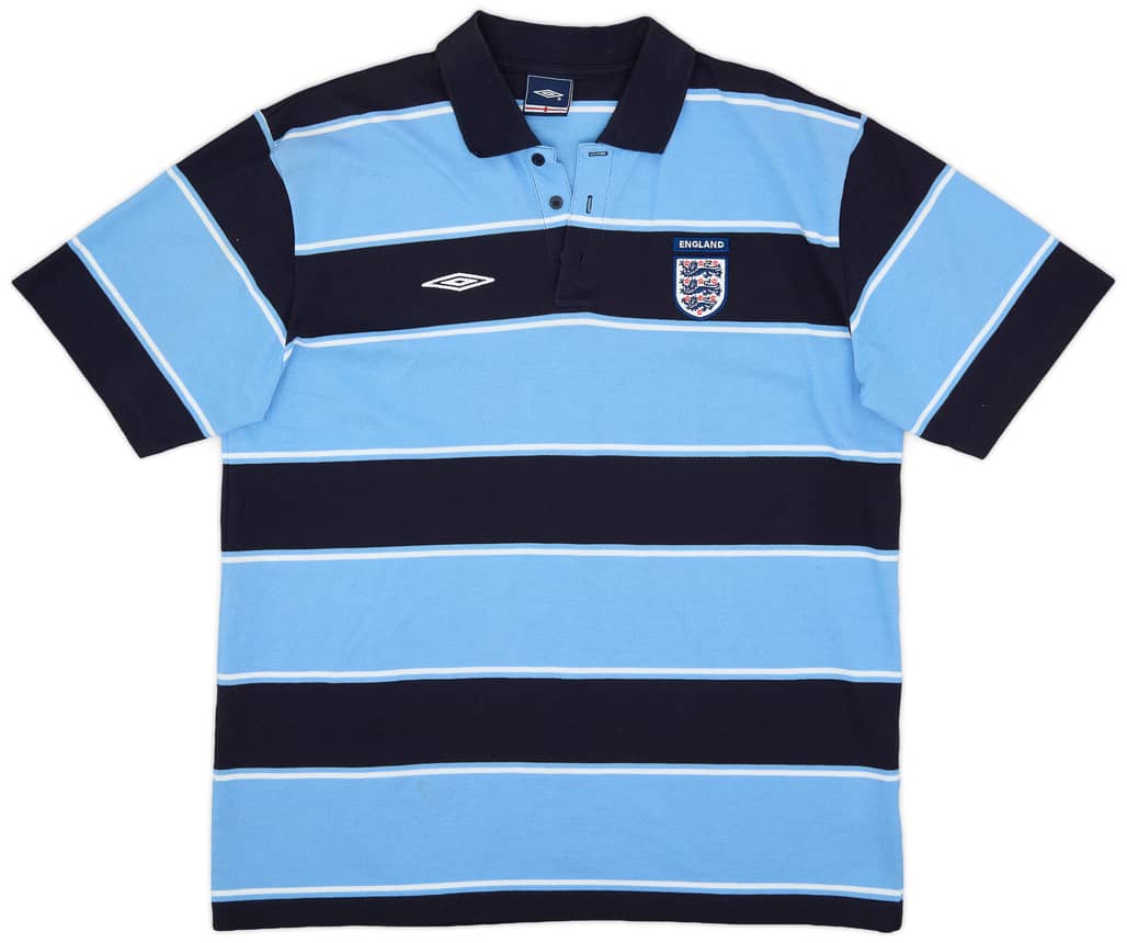 2002-04 England Umbro Polo Shirt - 9/10 - (XL)