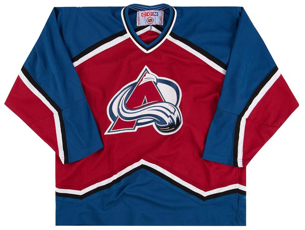 1997-99 Colorado Avalanche CCM Jersey (Away) XL