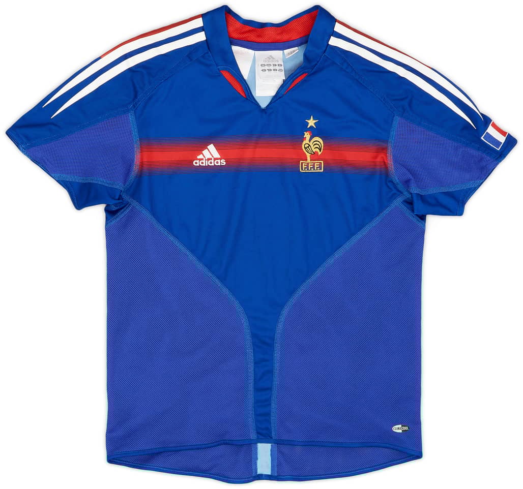 2004-06 France Home Shirt - 8/10 - (M.Boys)