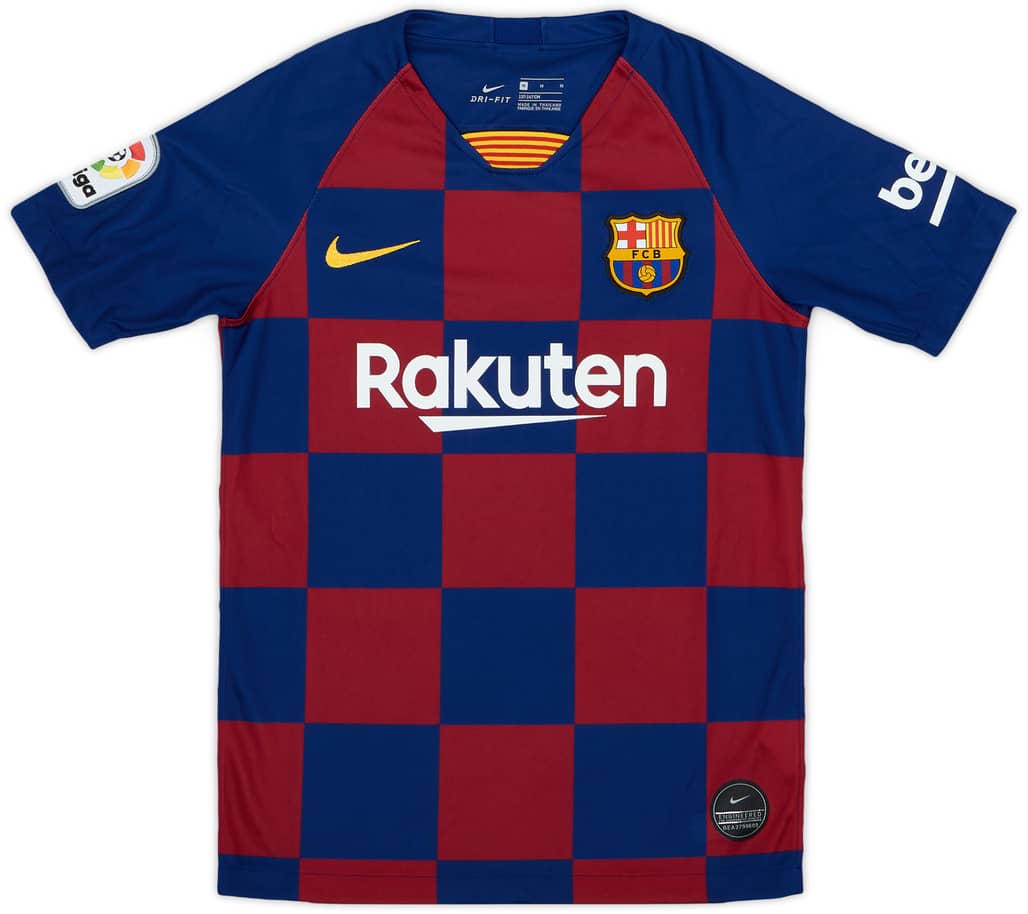 2019-20 Barcelona Home Shirt - 8/10 - (M.Boys)