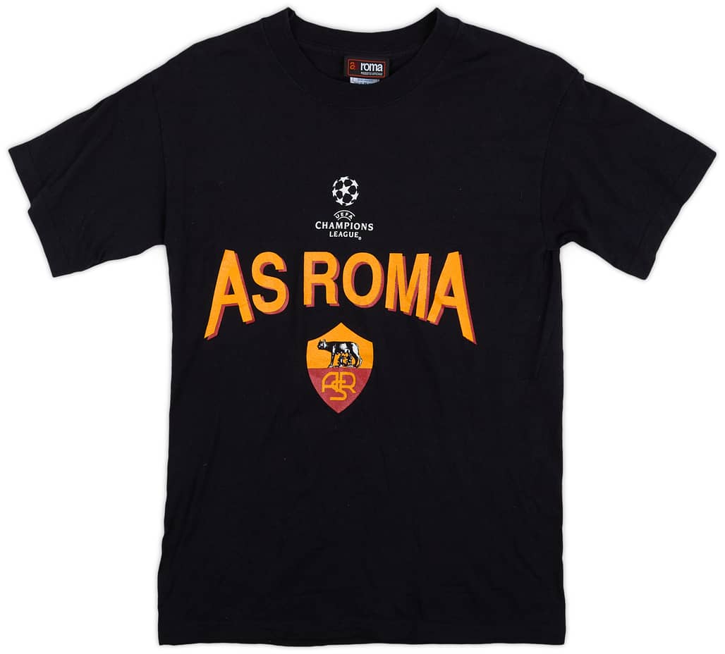 2000s Roma Champions League Graphic Tee - 8/10 - (S)