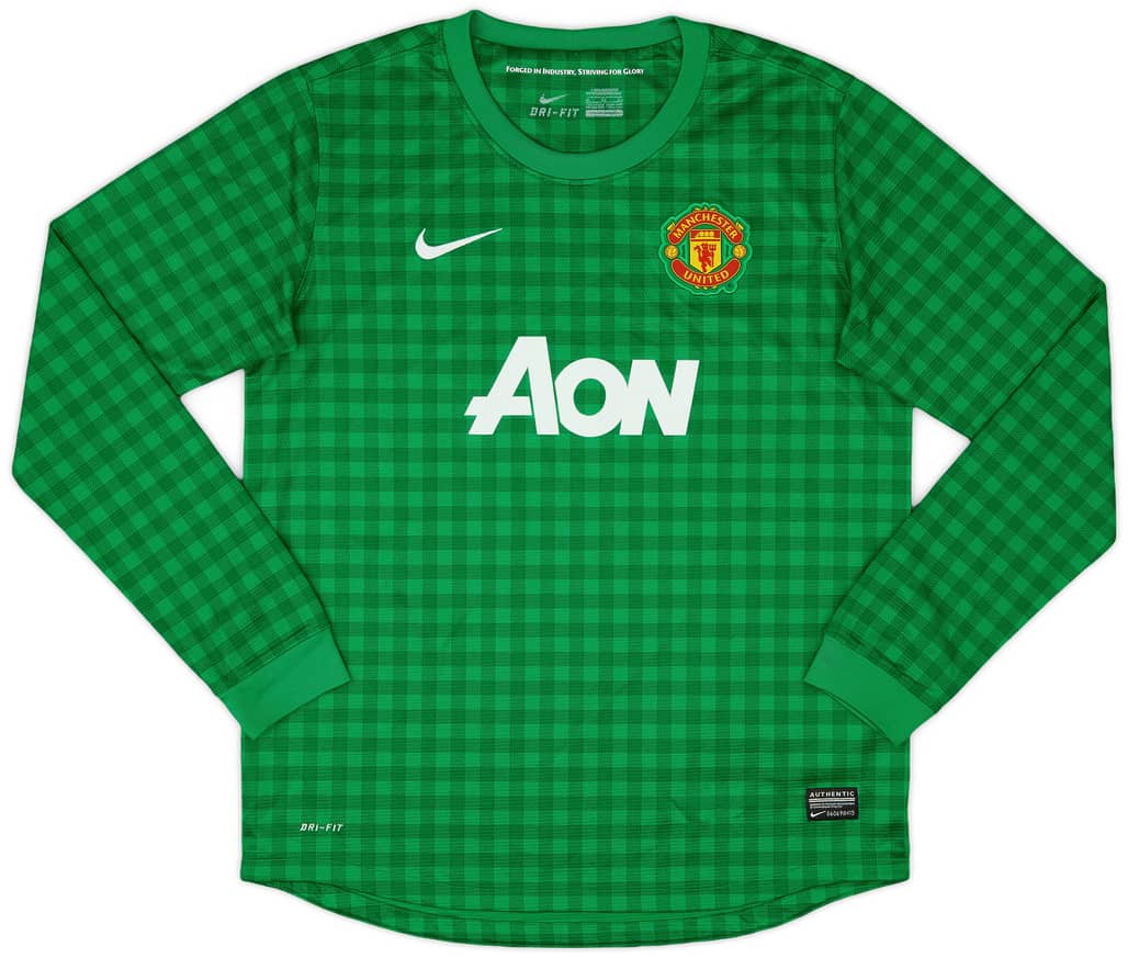 2012-13 Manchester United GK Shirt - 8/10 - (XL.Boys)
