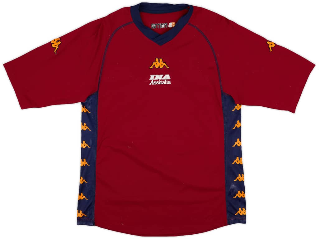 2001-02 Roma Kappa Training Shirt - 6/10 - (XXL)