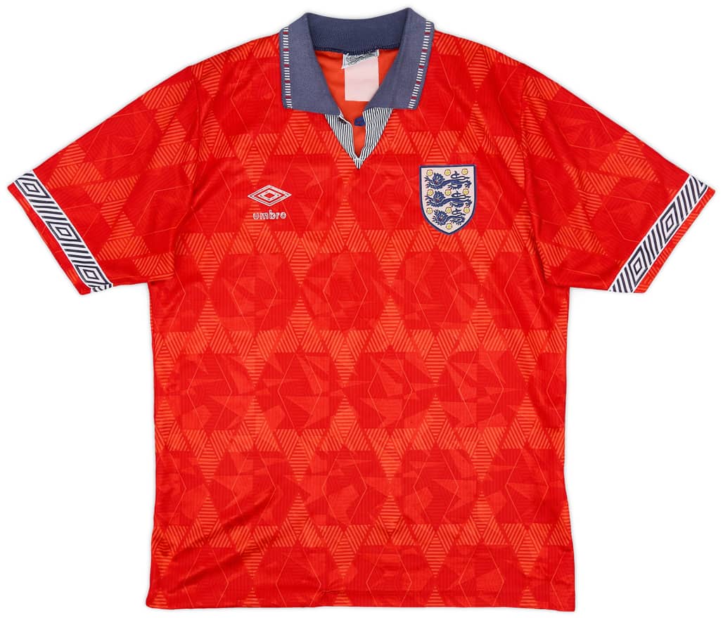 1990-93 England Away Shirt - 5/10 - (S)