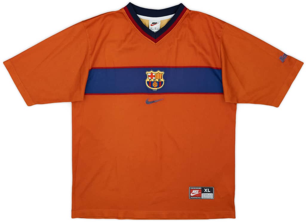 1998-00 Barcelona Basic Third Shirt - 9/10 - (XL.Boys)