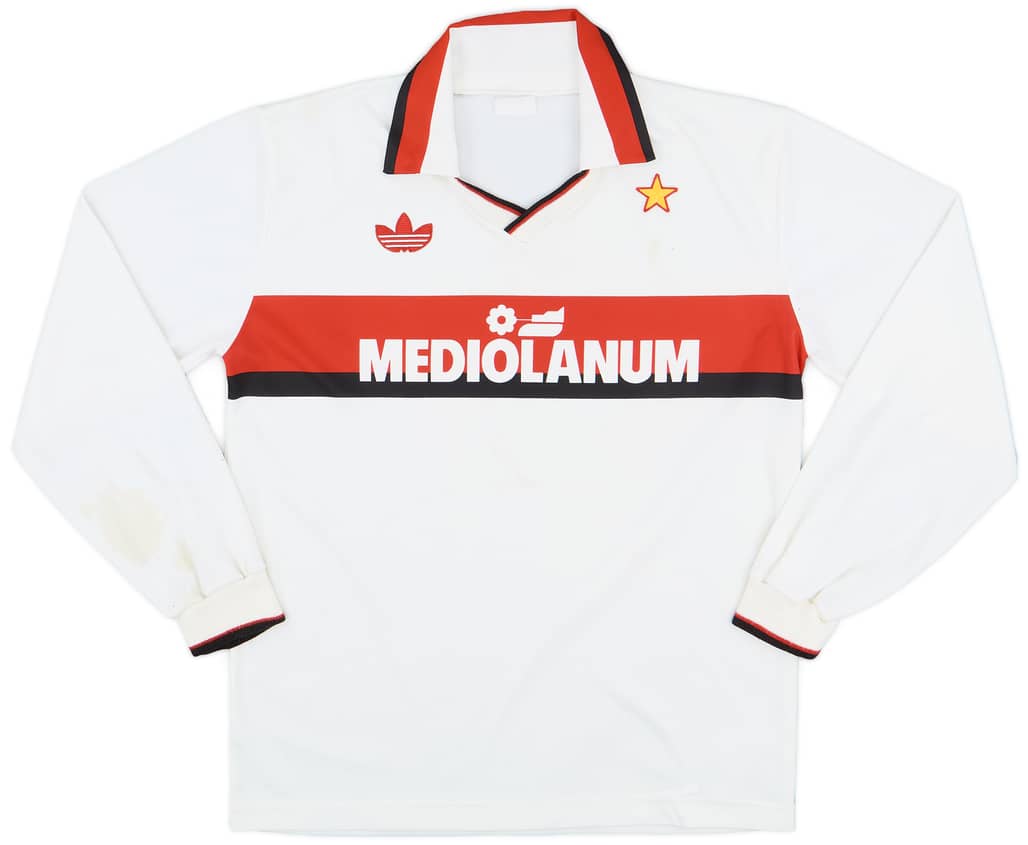 1990-91 AC Milan Away L/S Shirt - 6/10 - (M)