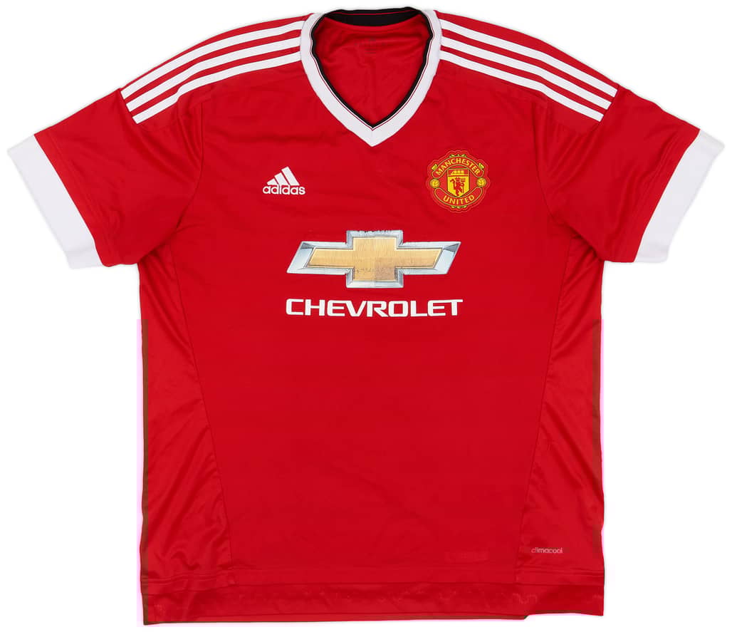 2015-16 Manchester United Home Shirt - 5/10 - (XL)