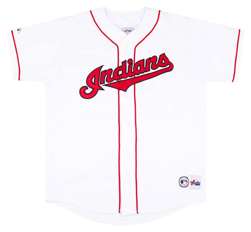 majestic cleveland indians jersey vtg vintage grey jersey OG