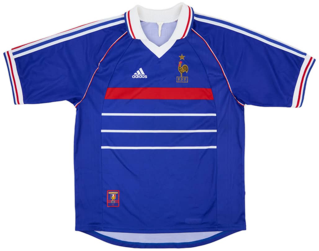 1998-00 France Home Shirt - 9/10 - (XL)
