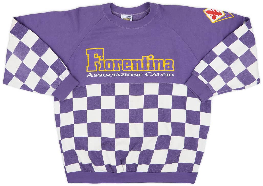 1990-91 Fiorentina Le Felpe Dei Grandi Club Sweat Top - 6/10 - (L)