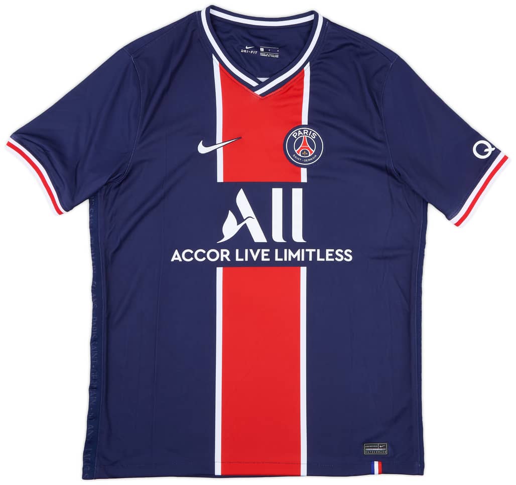 2020-21 Paris Saint-Germain Home Shirt - 8/10 - (L)