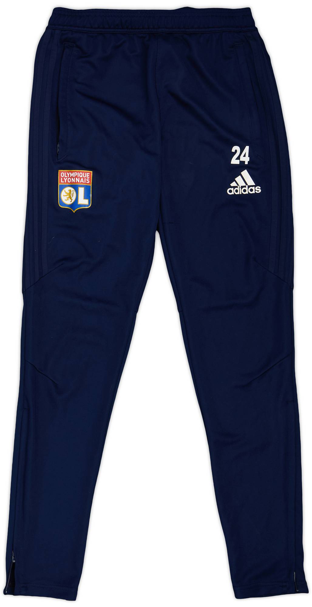 2016-17 Lyon Player Issue adidas Track Pants/Bottoms #24 - 6/10 - (S)