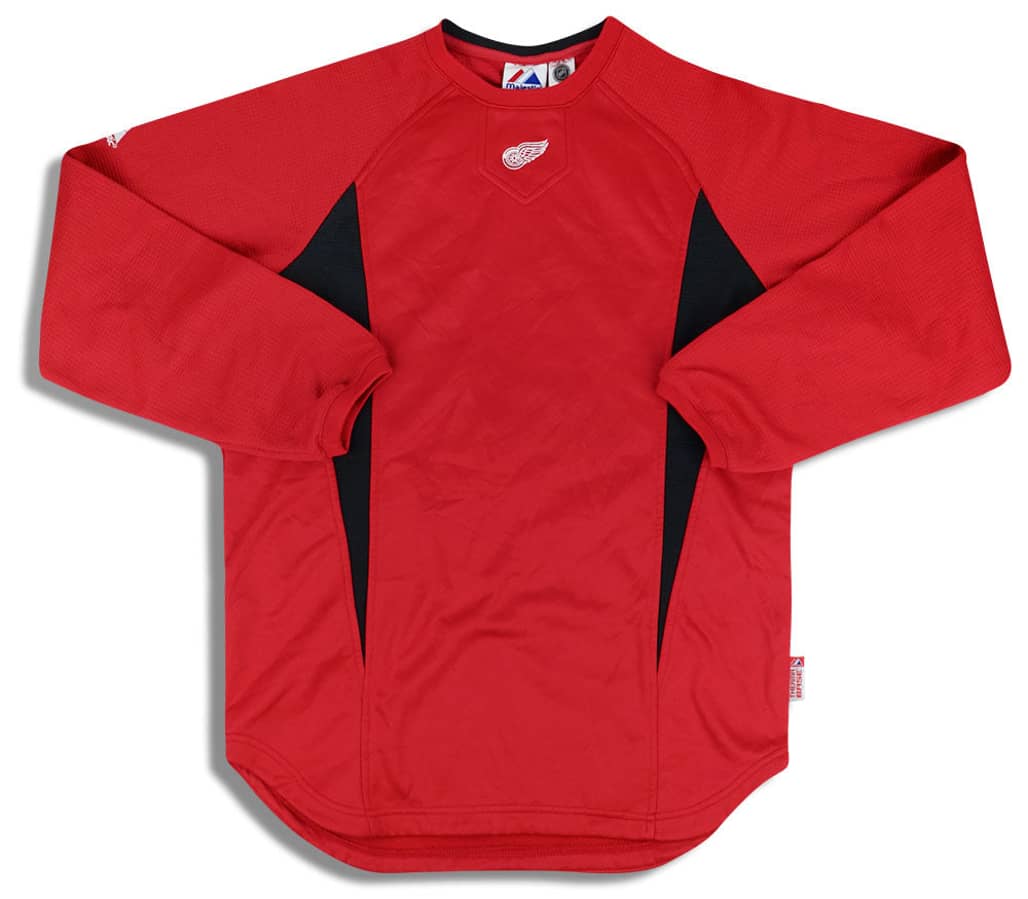 2010s Detroit Red Wings Majestic Training Top S