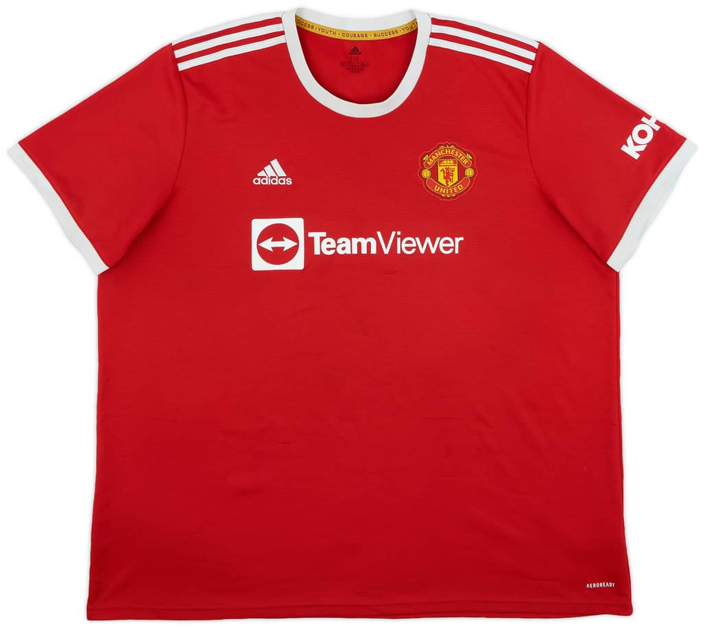 2021-22 Manchester United Home Shirt - 6/10 - (3XL)