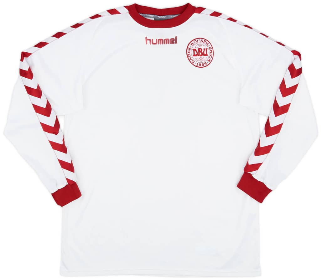 2002 Denmark Away L/S Shirt - 9/10 - (M/L)