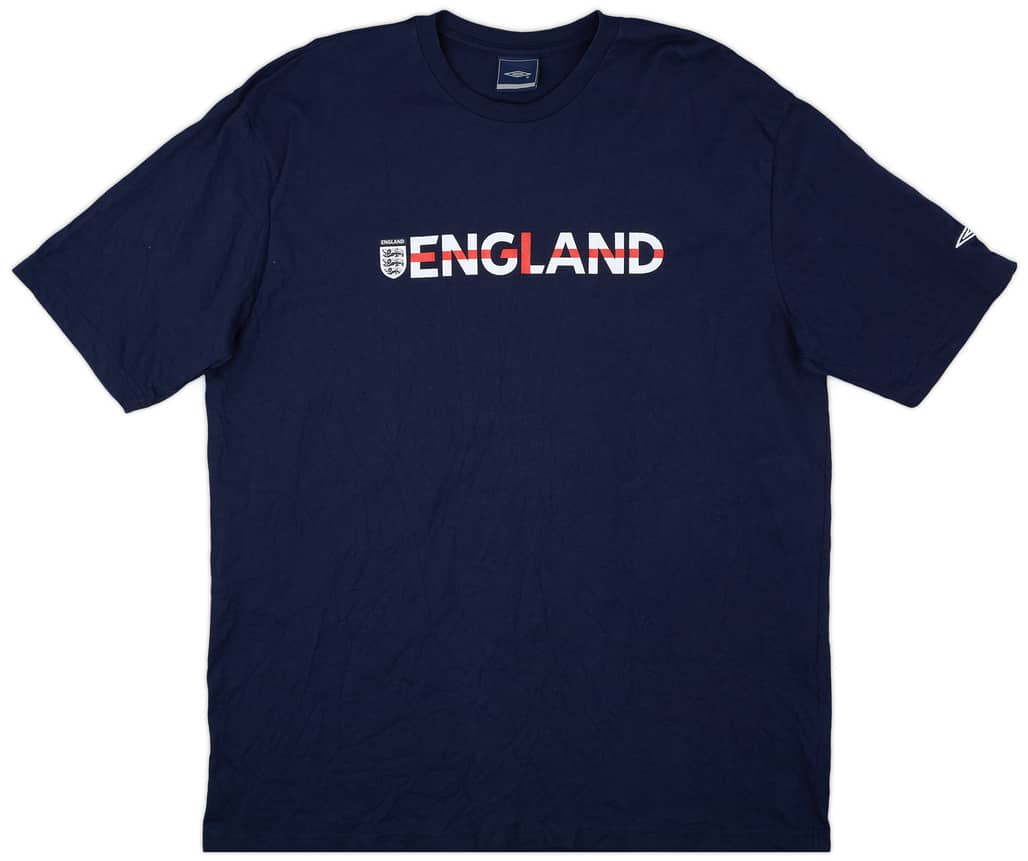 2010-11 England Umbro Cotton Tee - 9/10 - (XXL)