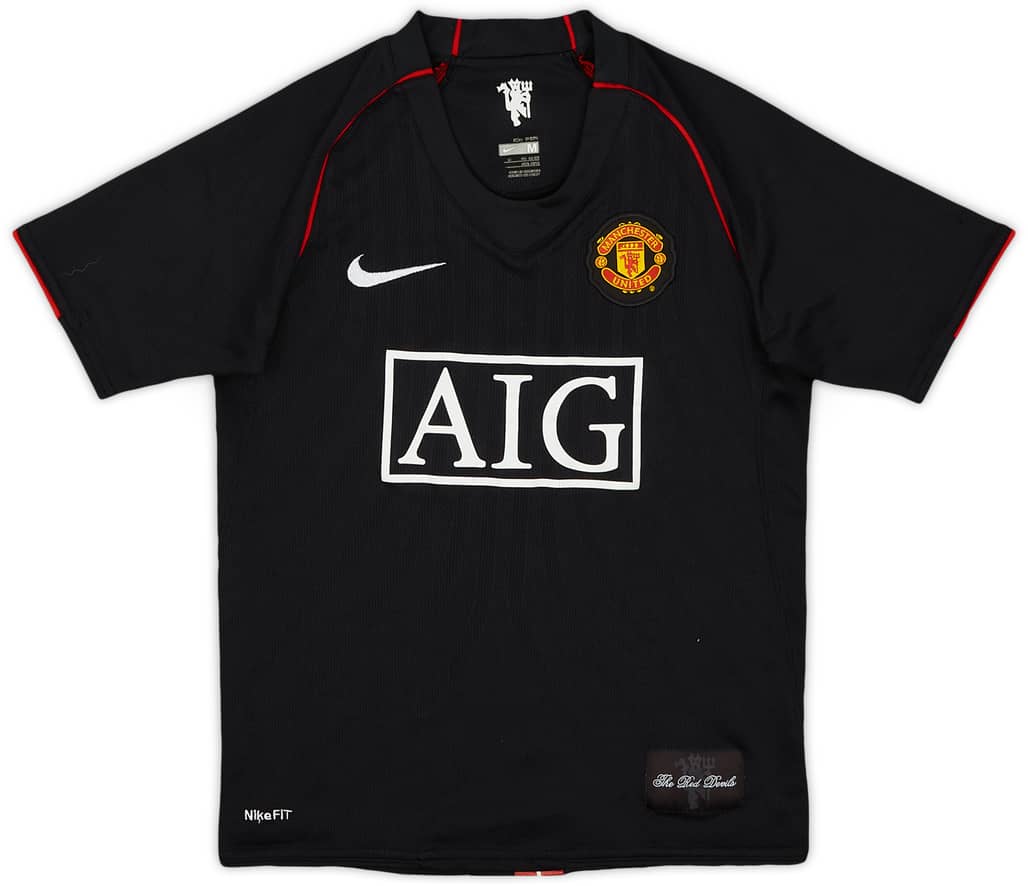 2007-08 Manchester United Away Shirt - 8/10 - (M.Boys)