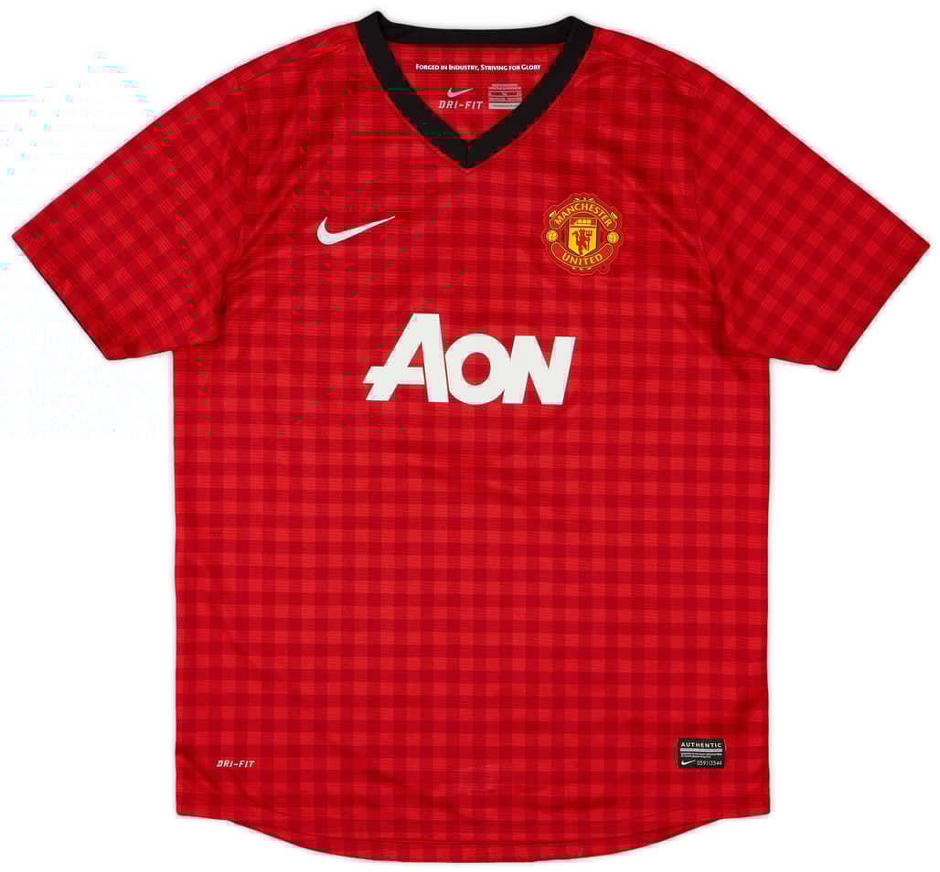 2012-13 Manchester United Home Shirt - 8/10 - (XL.Boys)