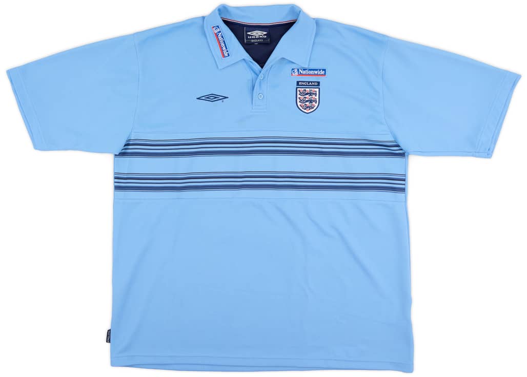 2000-01 England Umbro Polo Shirt - 8/10 - (XXL)