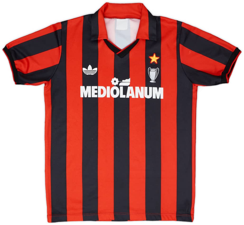 1990-91 AC Milan Home Shirt - 8/10 - (M)