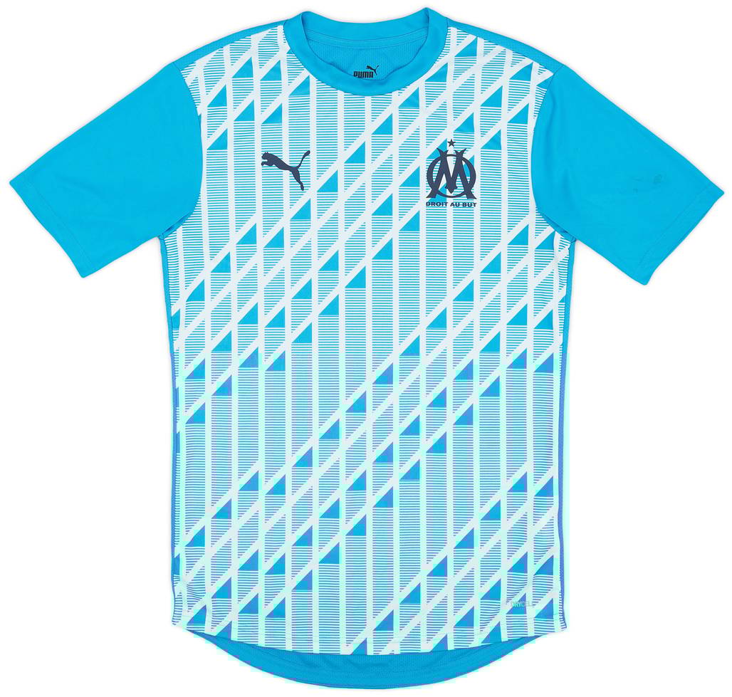 2020-21 Olympique Marseille Puma Training Shirt - 8/10 - (S)