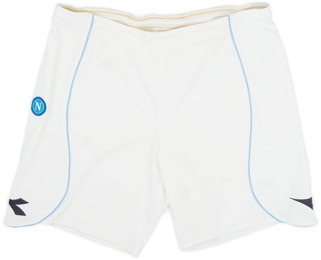 2008-09 Napoli Home Shorts - 7/10 - (XXL)