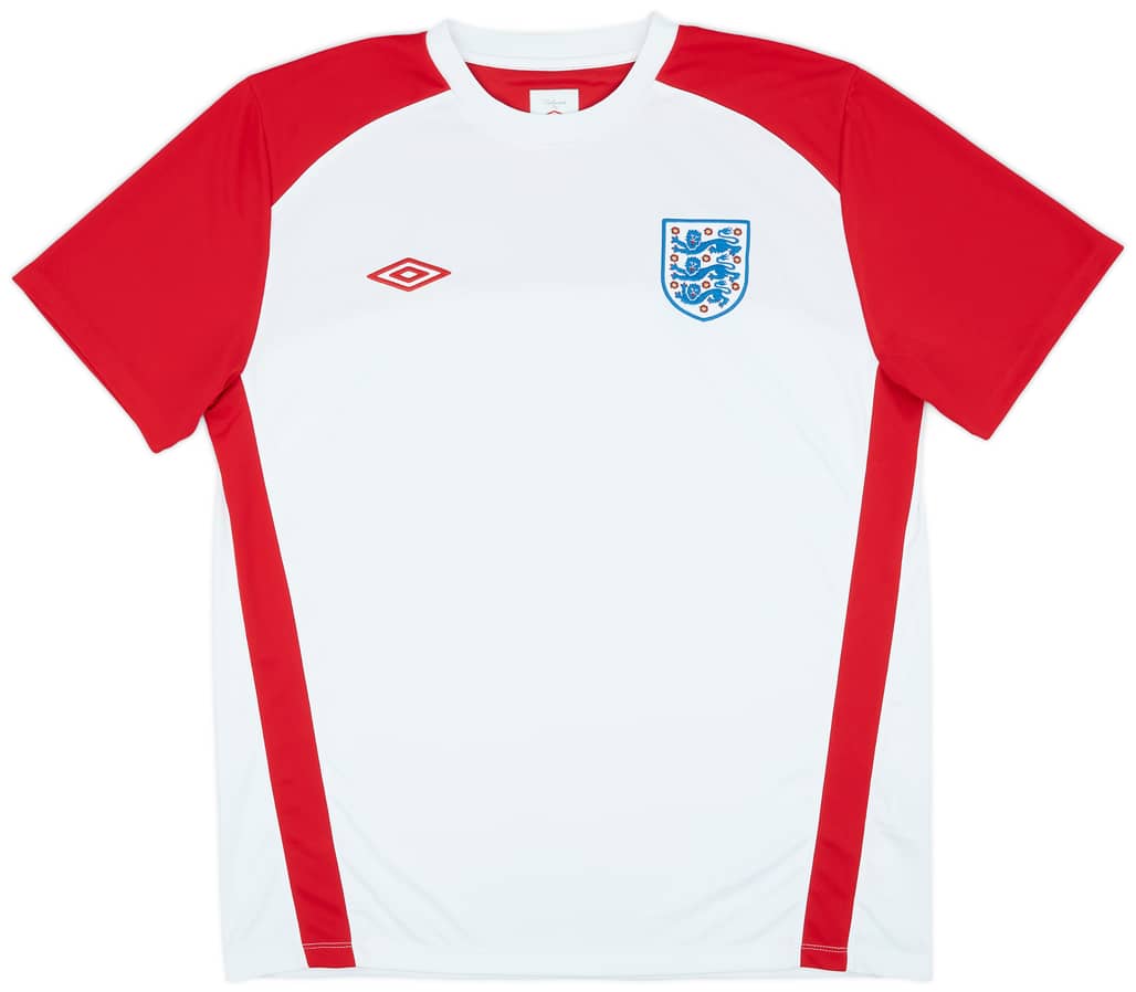 2010-11 England Umbro Training Shirt - 9/10 - (XL)