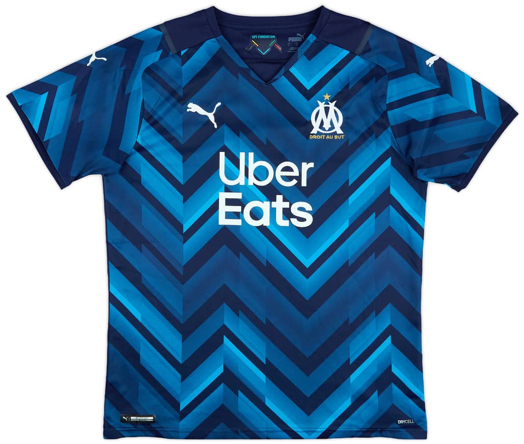 2021-22 Olympique Marseille Away Shirt - 10/10 - (L)