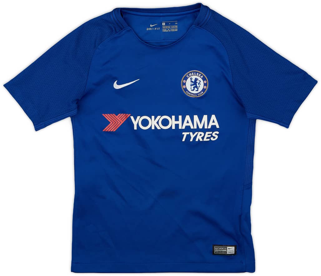 2017-18 Chelsea Home Shirt - 9/10 - (S.Boys)