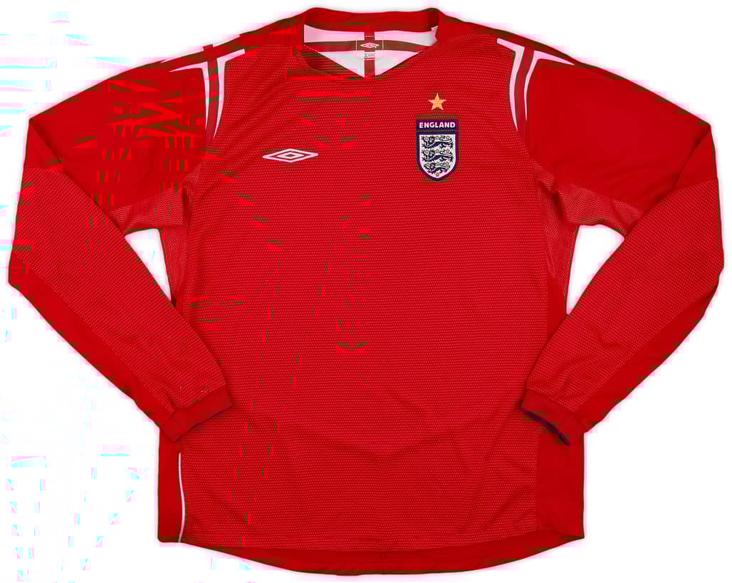 2004-06 England Away L/S Shirt - 8/10 - (Women's M)